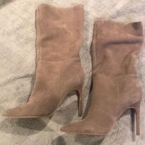 Express leather booties